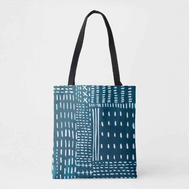 Bolsa Tote Sashiko Stitches (Frente)