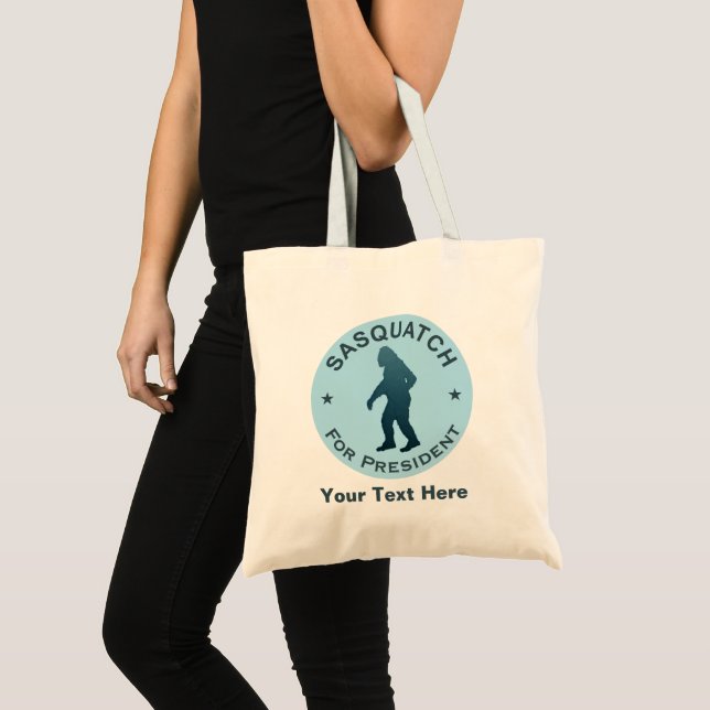 Bolsa Tote Sasquatch Para Presidente (Frente (produto))
