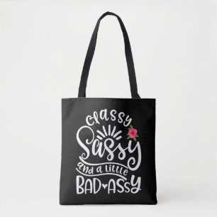 Bolsa Tote Sassy Clássico E Um Pouco Mal Assy Amigos Sassy