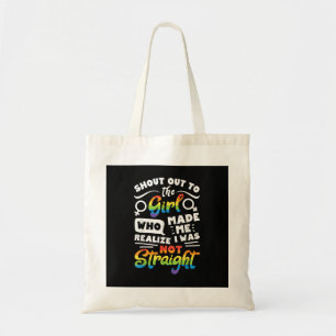 Bolsa Tote Saudação à Garota Orgulho Lésbico Camiseta LGBT G