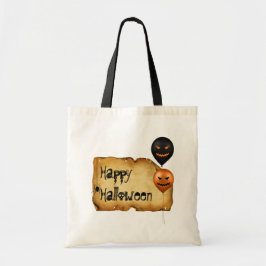 Bolsa Tote Saudação de Bergaminho Antigo de Halloween