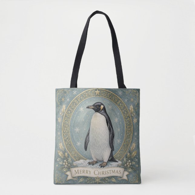Bolsa Tote Saudação de Natal do Imperador (Frente)