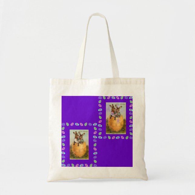Bolsa Tote Saudação de páscoa (Frente)