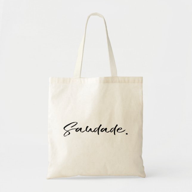 Bolsa Tote Saudade Black (Frente)