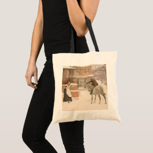 Bolsa Tote Saudando o Carteiro por Robert Walker Macbeth