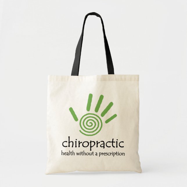 Bolsa Tote Saúde de Chiro sem sacola de Rx (Frente)