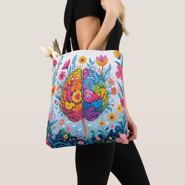 Bolsa Tote Saúde mental (Close Up)