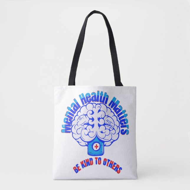 Bolsa Tote Saúde mental (Frente)