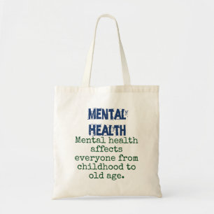 Bolsa Tote Saúde Mental Afeta Todos - Saúde Mental Quo