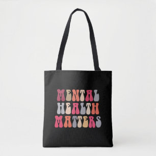 Bolsa Tote Saúde Mental Importa Mulher Terapeuta Autismo