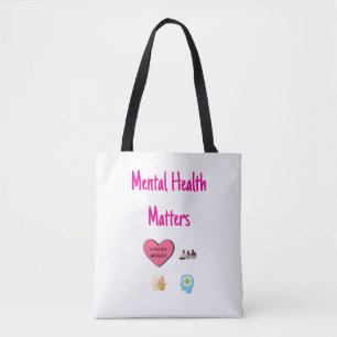 Bolsa Tote Saúde Mental Personalizável Importa Tob