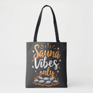 Bolsa Tote Sauna Vibes Apenas Entusiasta Sauna Spa Day
