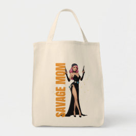 Bolsa Tote Savage Mãe Tote Bag | Bold Fashionista Mãe Present