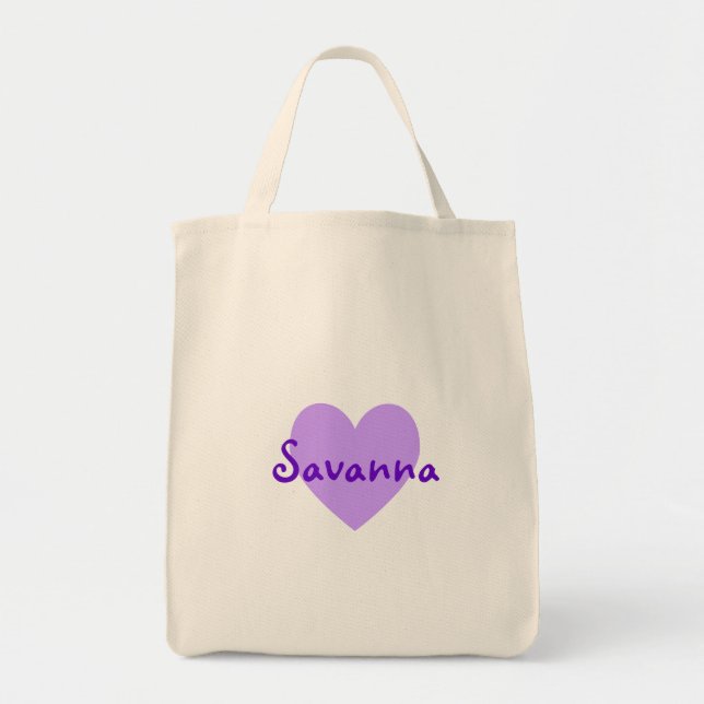Bolsa Tote Savana em Roxo (Frente)