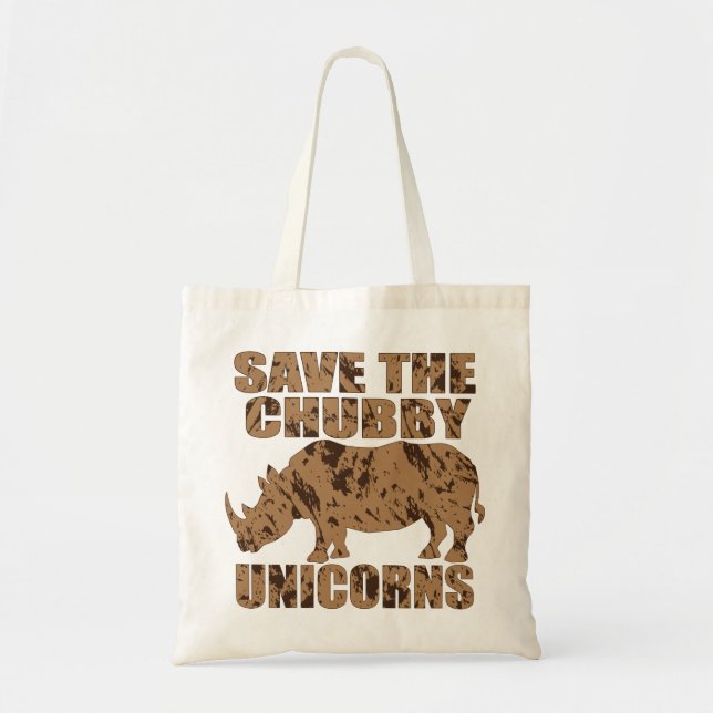 Bolsa Tote Save-The-Chubby-Unicorns (Frente)