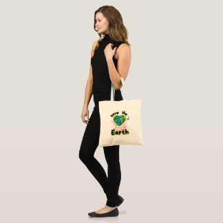 Bolsa Tote Save the Earth Tote Bag
