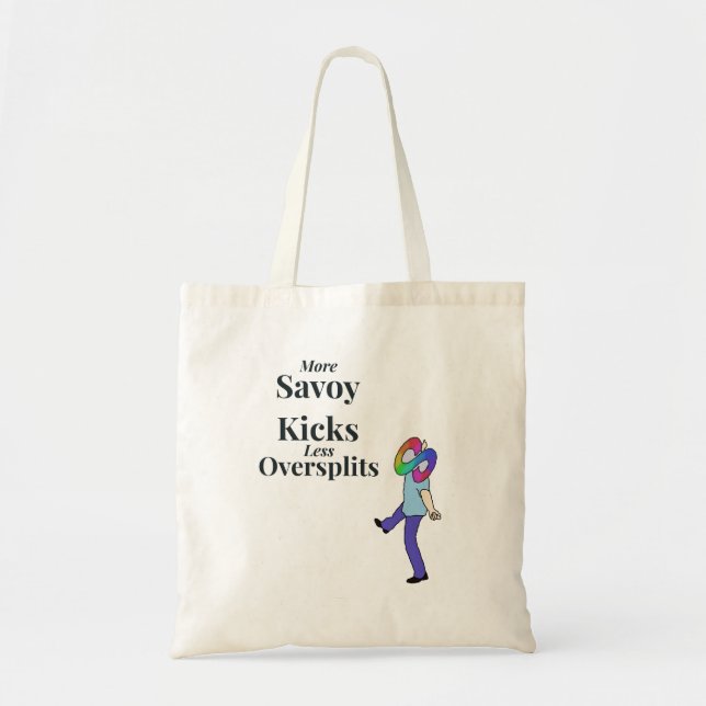 Bolsa Tote Savoy Kicks vs. Orçamento de Oversplits (Frente)