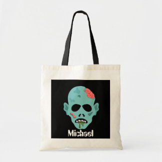 Bolsa Tote Scary Monster adicione nome ao saco de truques de