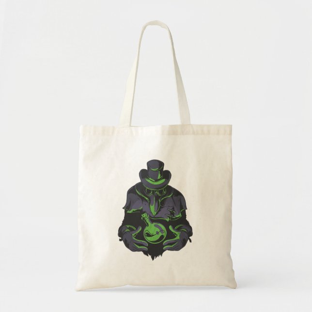 Bolsa Tote Scary Plague Doutor Halloween Gift Design (Frente)