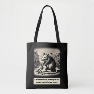 Bolsa Tote Scheming Tails: O político conivente do rato