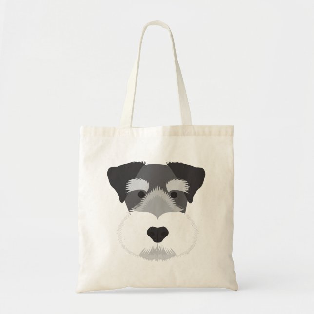 Bolsa Tote Schnauzer diminuto (Frente)