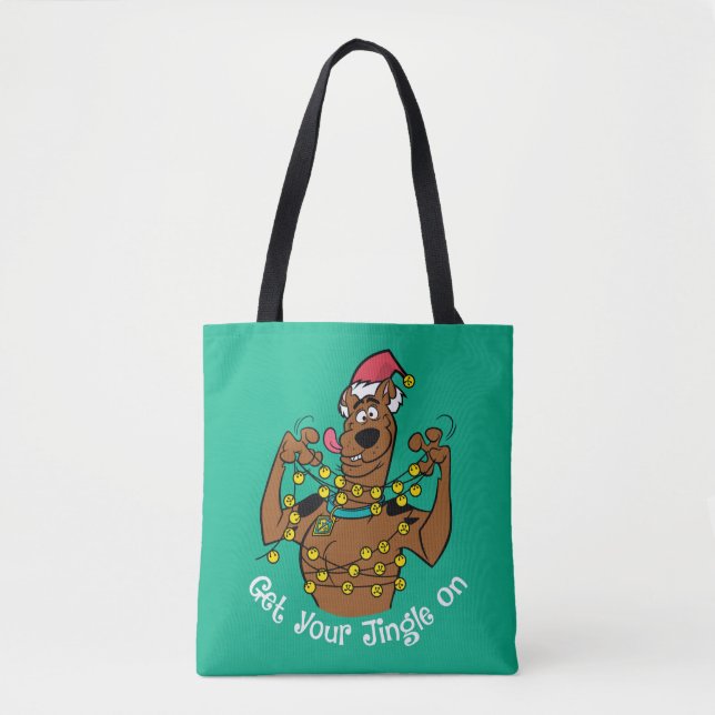 Bolsa Tote Scooby-Doo "Coloque seu queixo" (Frente)
