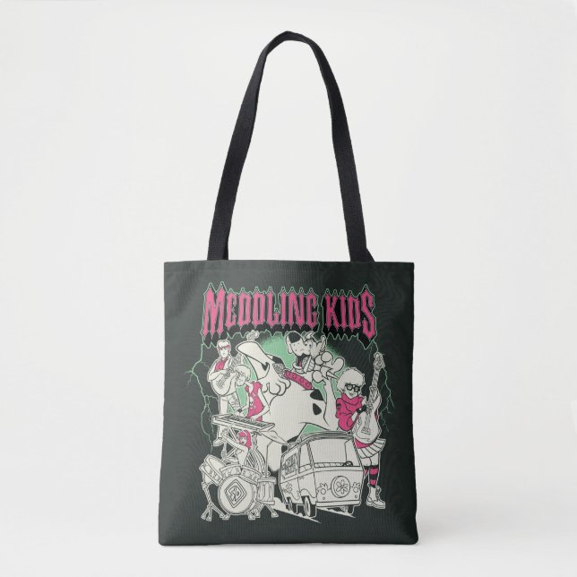 Bolsa Tote Scooby-Doo e Gang Meddling Kids Punk Banda (Frente)