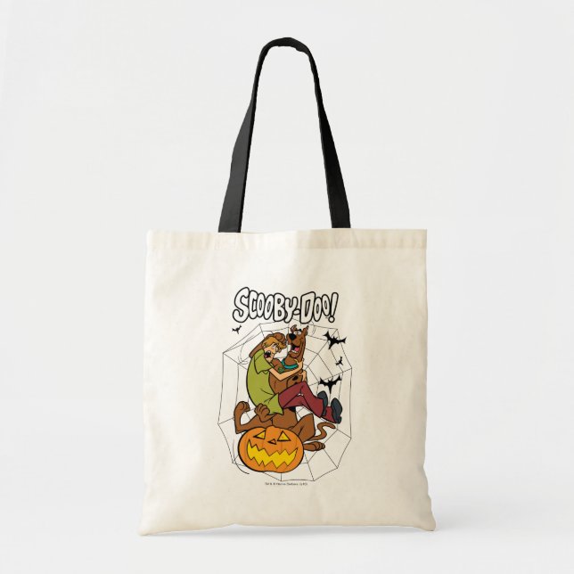 Bolsa Tote Scooby-Doo e Shaggy Halloween Fright (Frente)