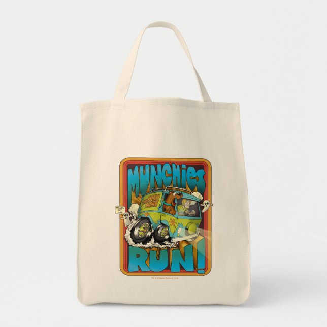 Bolsa Tote Scooby-Doo e Shaggy "Munchies Run!" (Frente)