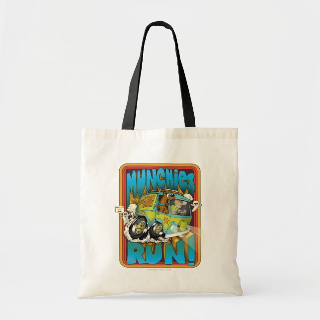 Bolsa Tote Scooby-Doo e Shaggy "Munchies Run!" (Frente)