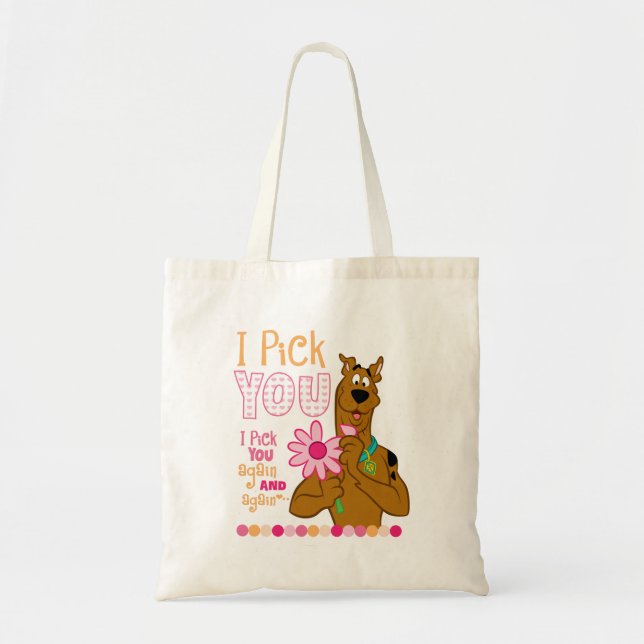 Bolsa Tote Scooby Doo - Eu Escolho Você (Frente)
