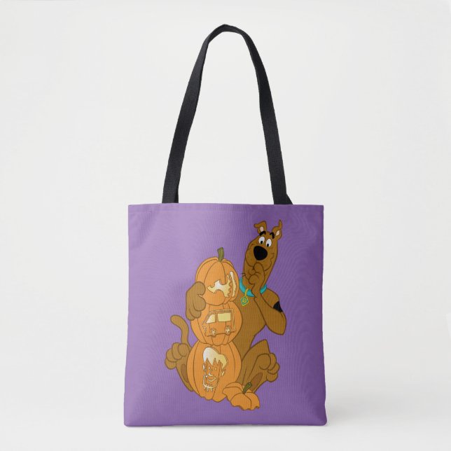 Bolsa Tote Scooby-Doo | Halloween Jack-O-Lanterna (Frente)