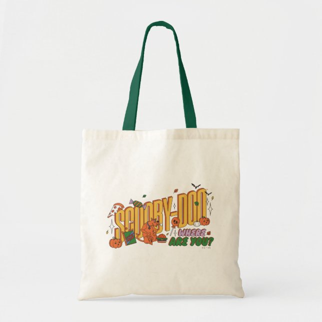 Bolsa Tote Scooby-Doo Halloween Snack Logo (Frente)