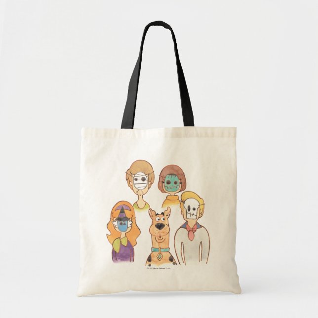 Bolsa Tote Scooby-Doo | Nossos Máscaras de Halloween (Frente)