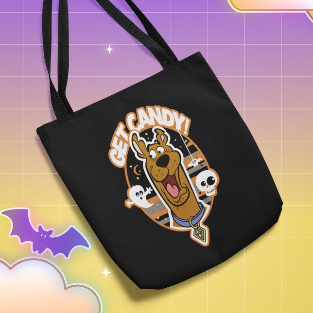 Bolsa Tote Scooby-Doo| Pegue Candy! (Tote on Halloween background)