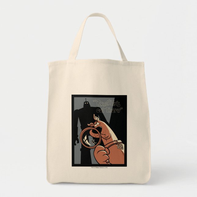 Bolsa Tote Scooby-Doo "Romethin está lá fora" (Frente)