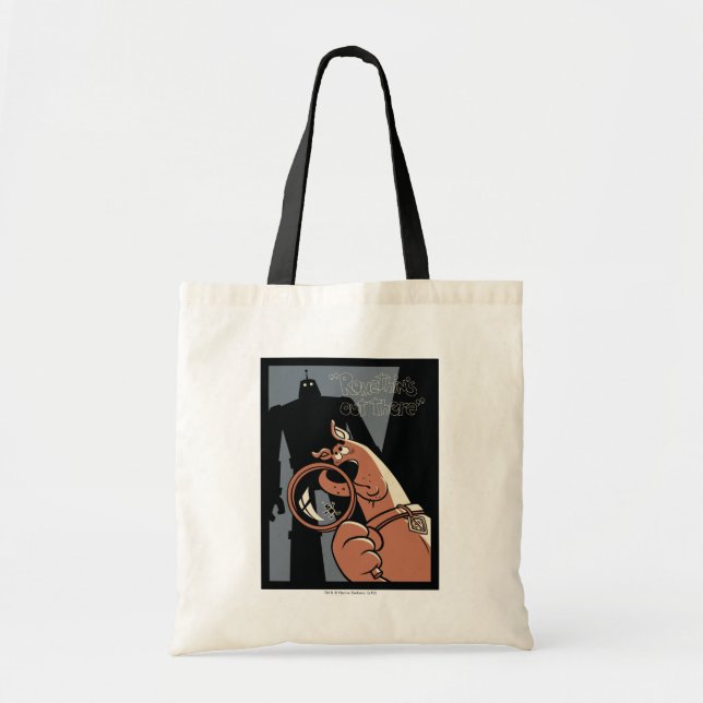Bolsa Tote Scooby-Doo "Romethin está lá fora" (Frente)