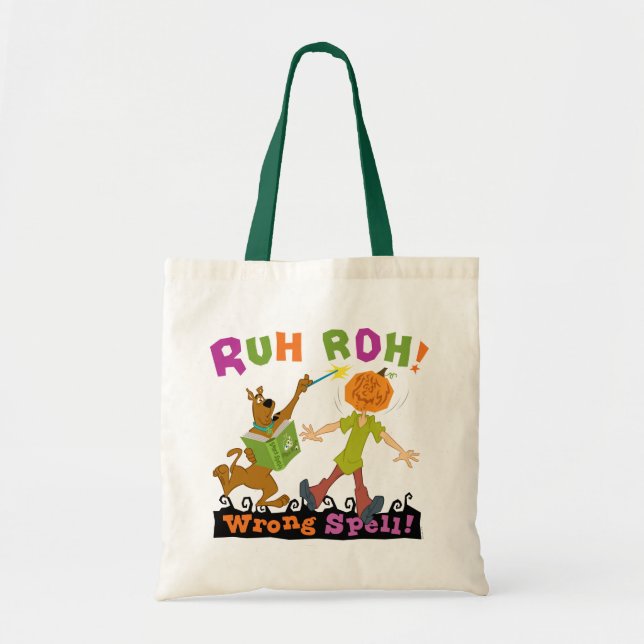 Bolsa Tote Scooby-Doo | Ruh Roh! Ortografia Errada! (Frente)