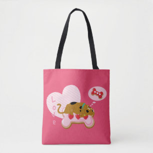 Bolsa Tote Scooby-Doo - Snacks Scooby Decorados do Coração