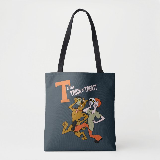 Bolsa Tote Scooby-Doo | T é para Trick ou Tratat (Frente)