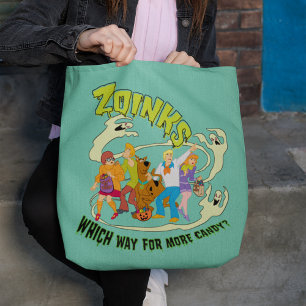 Bolsa Tote Scooby-Doo Zoinks Qual o caminho para mais doces?