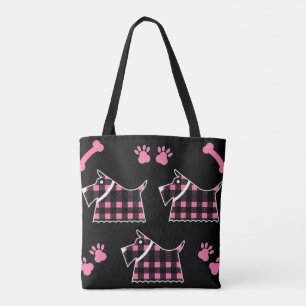 Bolsa Tote Scotty Terrier Dogs Cute Engraçado Terriers Breeds