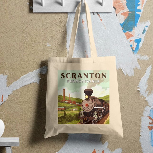 Bolsa Tote Scranton Pensilvânia Vintage (Criador carregado)