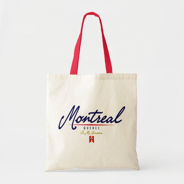 Bolsa Tote Script Montreal (Frente)