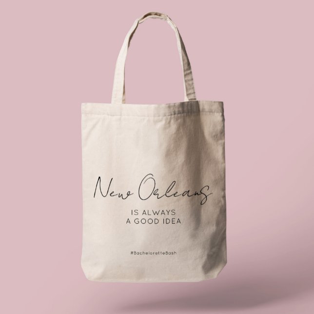 Bolsa Tote Script Na moda Moderno da Boa Ideia da Cidade Pers (Criador carregado)