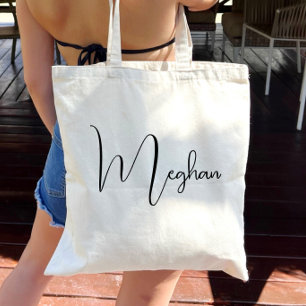 Bolsa Tote Script Personalizado de Bodas-Vindas
