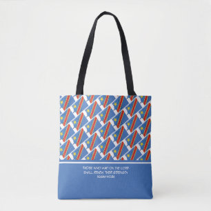 Bolsa Tote Script Personalizado do FLAG do DR CONGO