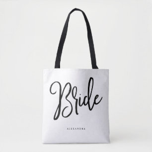 Bolsa Tote Script Whimsical   Noiva