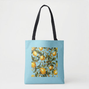 Bolsa Tote Scroll de Limão e Vinha