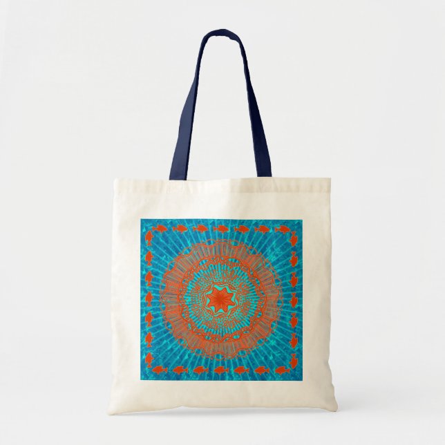 Bolsa Tote Scuba - Etiqueta impressa (Frente)